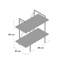 Adriel 81 cm H x 81 cm W Etagere Bookcase
