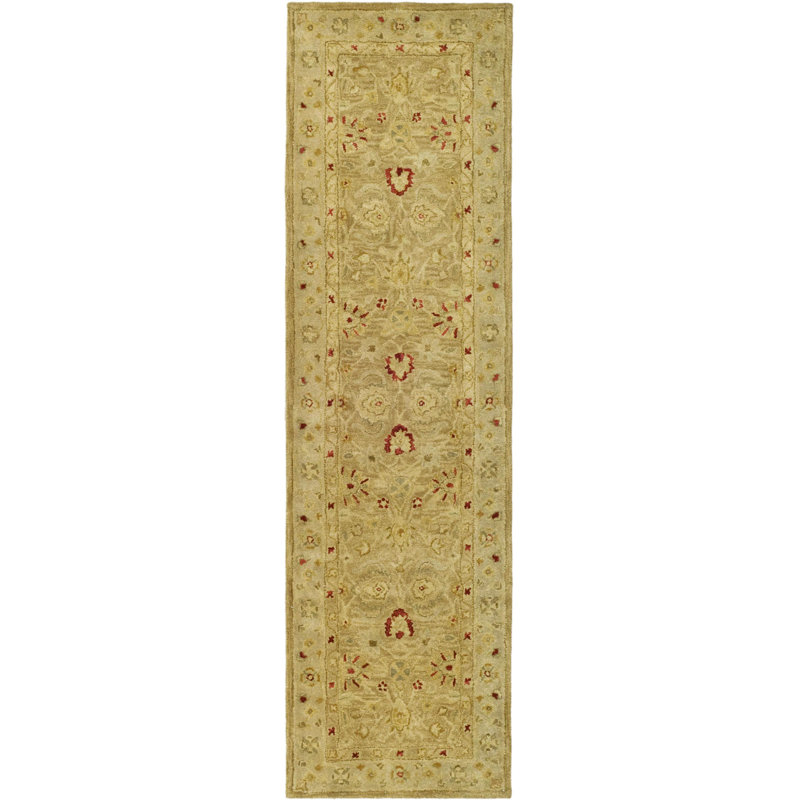 Crisanta Hand Tufted Wool Oriental Rug, Runner 2'3" x 20'