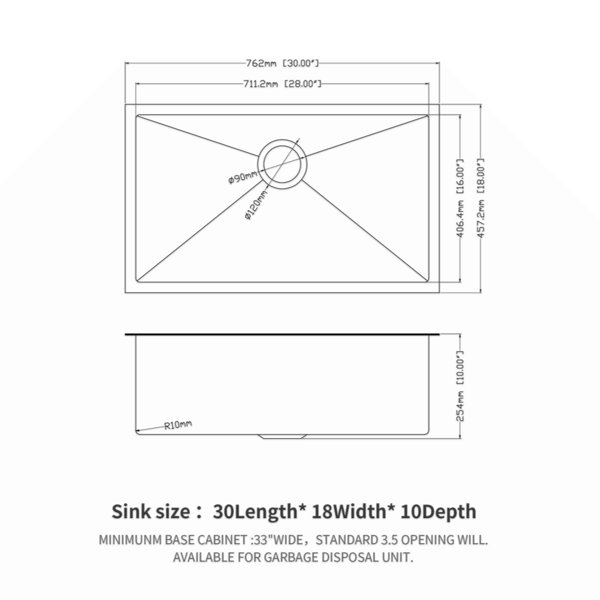 Dimensions du produit
