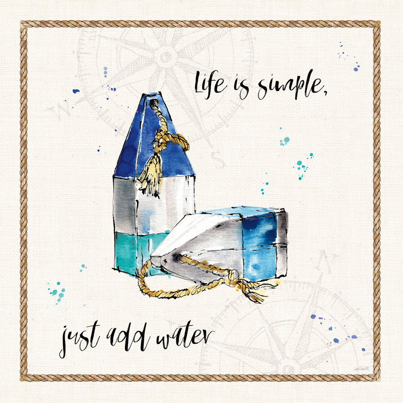 Coastal Buoys VI Life, H 30 po x l 30 po x P 1,25 po