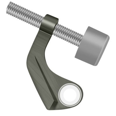 Butoir à charnière Deltana HPS88U15A, monté sur charnière pour charnières en acier nickel antique