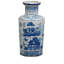 Blue Floral Vase-1514723608