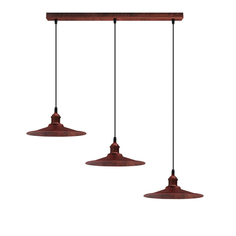Tripp 1 - Light Rustic Red Kitchen Island Pendant, Yes