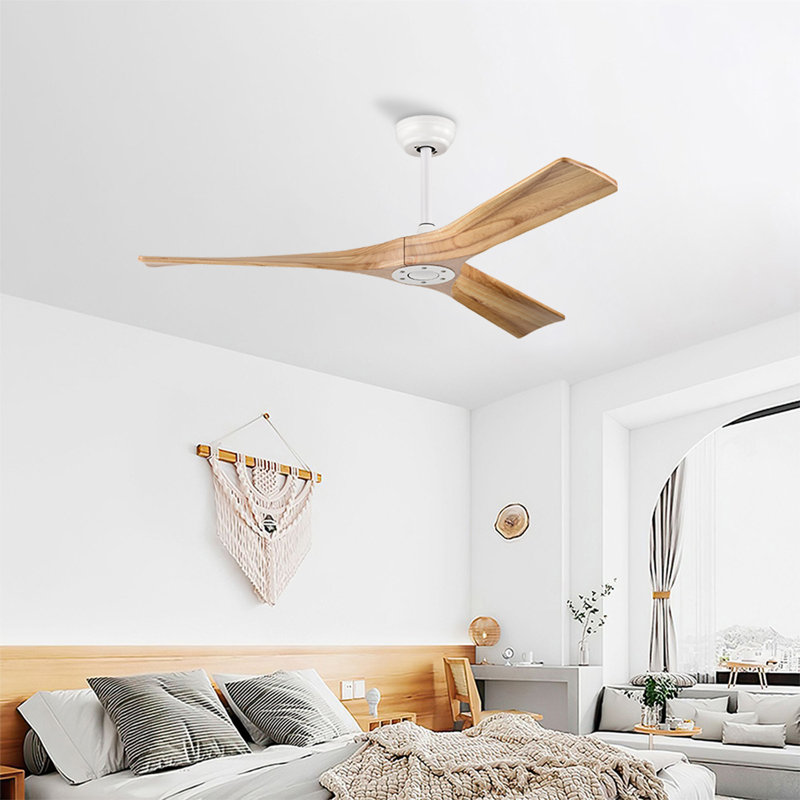 KempBlan Ventilateur de plafond intérieur / extérieur sans lumière, télécommande