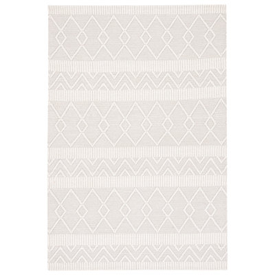 Tapis ivoire / beige tissé à la main Amaleta