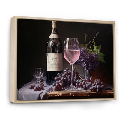 Lambrusco lustre sur toile