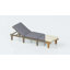Chaise longue d'extérieur en bois d'acacia massif avec coussin Eugenio-111786440-134477916