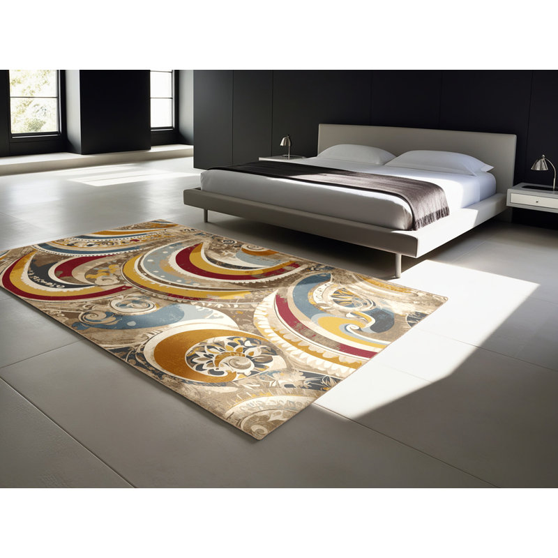 Perky Jiggle Rug, Round 8'