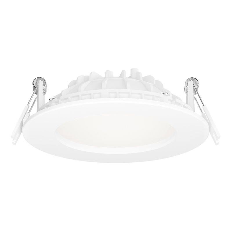 Plafonnier encastré en baie, H 1,5 po x l 4,75 po x P 4,75 po, 9 W
