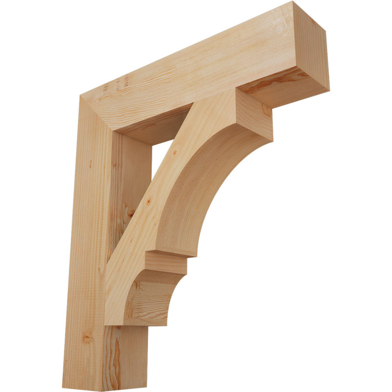 Support de bloc Balboa, Sapin de Douglas lisse, L 5 1/2 po x P 28 po x H 32 po