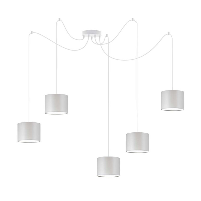 Odonoghue 5 - Light Pendant, White, Light Grey