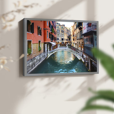 Venice Canal -Framed Print - Restickable