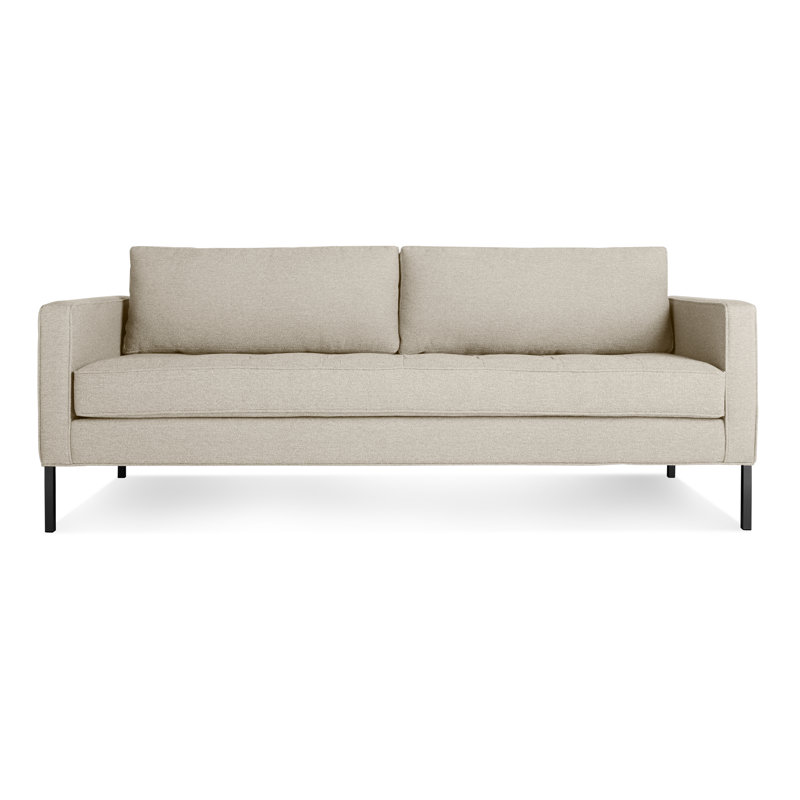 Paramount Sofa, Sanford Ceramic Crossweave, Metal, 32" H x 95" W x 34" D