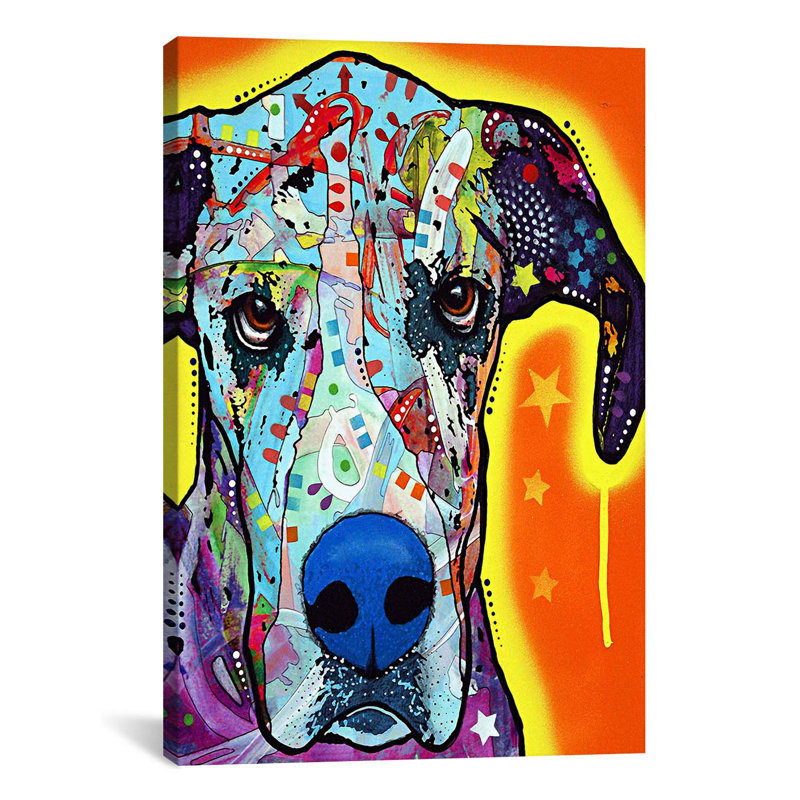 « great », impression sur toile tendue, H 12 po x l 8 po x P 0,75 po, Toile tendue