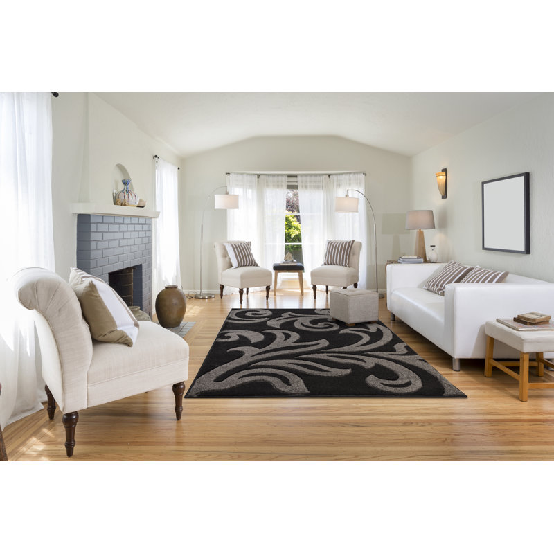 Vicenta Floral Area Rug, Rectangle 60 x 110cm