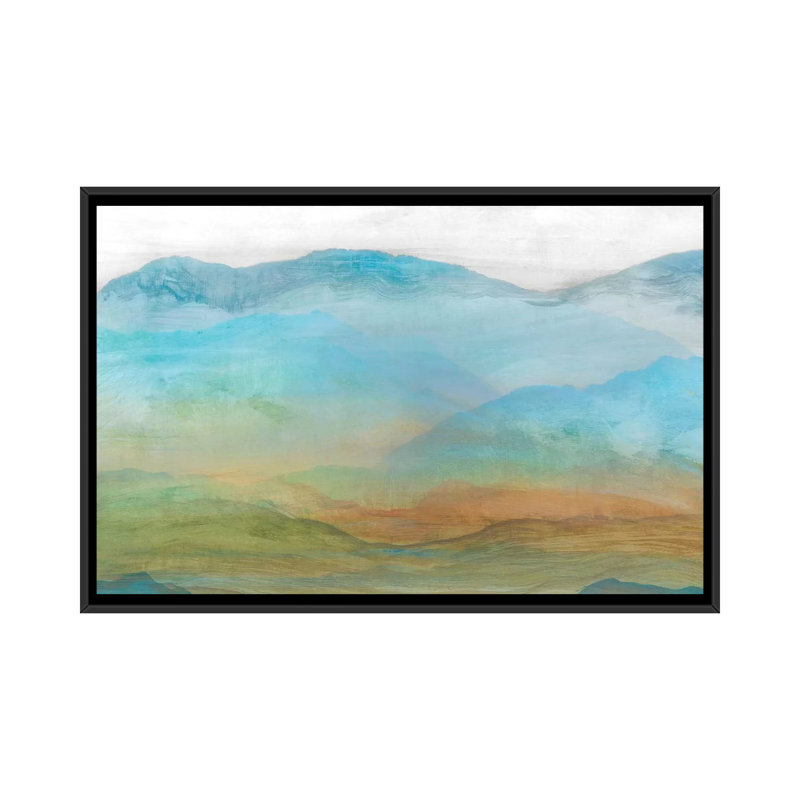 « panorama i », impression sur toile, H 18 po x l 26 po x P 1,5 po, Toile avec cadre noir, Pas de tapis