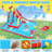 13' X 10' Giant Inflatable Water Slide Bounce House With Sprayers For Backyard Play(No Air Blower)