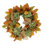 26" Fall Wreath with Hydrangeas and Leaves