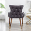 Fauteuil demi-tonneau capitonné à dossier capitonné-1262431824
