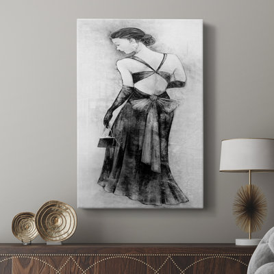 Sophisticated Evening II -Custom Wrapped Gallery Cavas