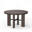 Table de salle à manger et de jeu avec insert en similicuir