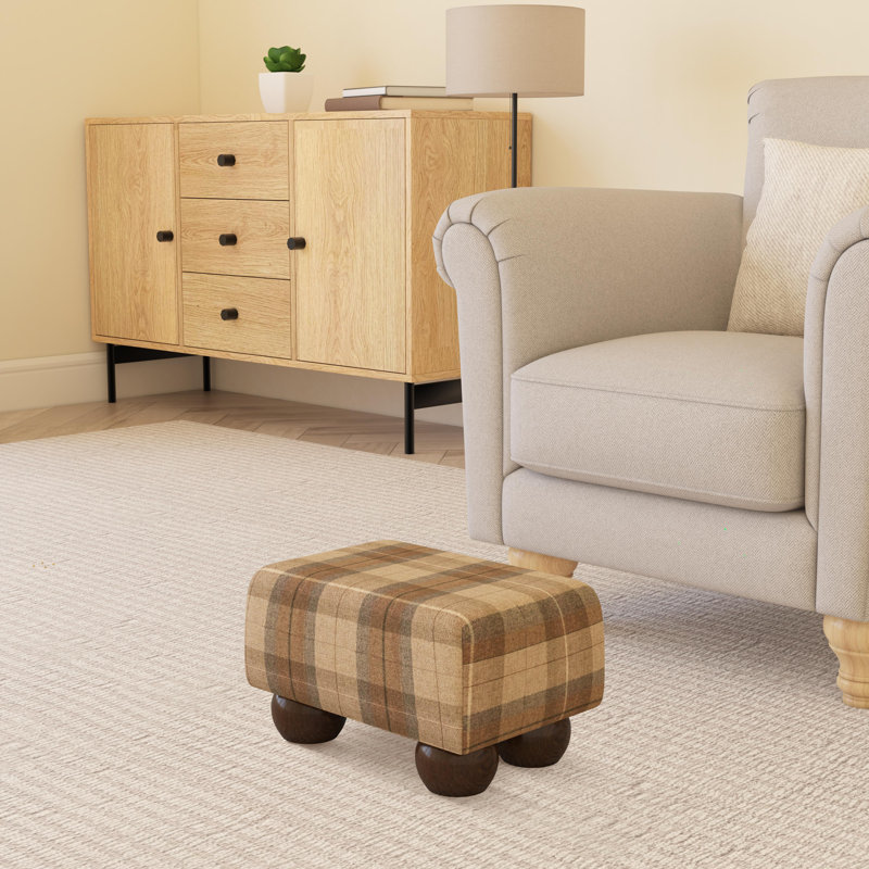 Manufactured Wood Accent Stool, Mahogany