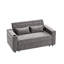 Grey Bed With Adjustable And Practical Cup Holders Versatile In For Small Spaces Lumbar Pillows-1861735308