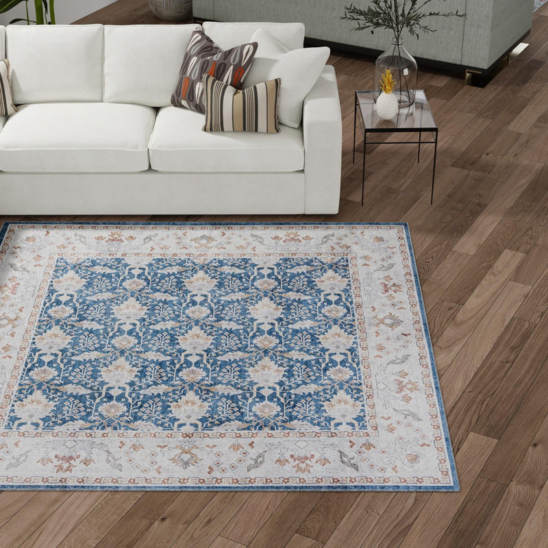 Tapis de couloir traditionnel Guljan, Carré 7 pi 10 po