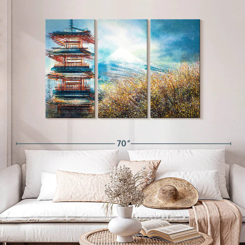 Adella Japan - Mount Fuji In Autumn, 32" H x 50" W