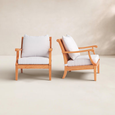 Finola Teak Patio Lounge Chair