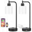 Ensemble de 2 lampes de table de chevet Industrial Touch-71156295-71156303