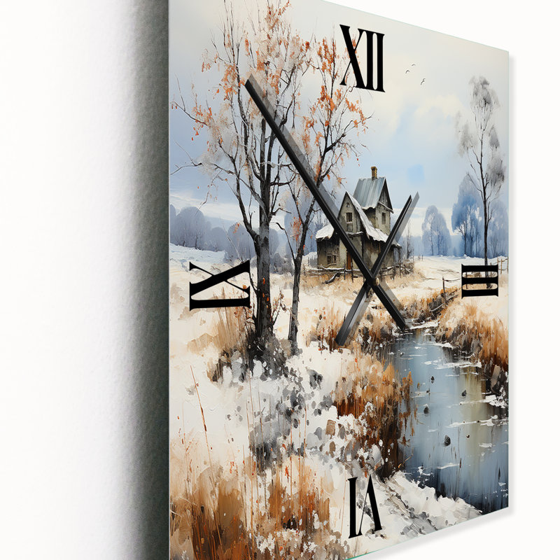 Horloge murale, H 28 po x l 12 po x P 1 po