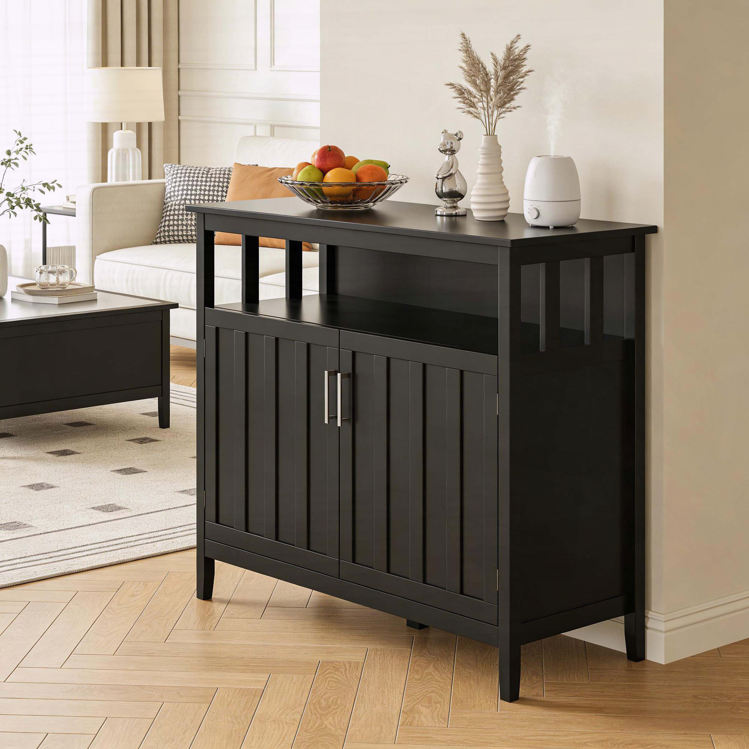 Latitude Run® Hallway Storage Cabinet with Adjustable Shelving | Wayfair