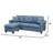 Modern Sofa 2-PCS Sectional Sofa Modern Sectional-827367512