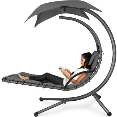 Rodjanae Outdoor Metal Chaise Lounge