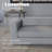 Elegant Upholstery Dog Sofa Bed – 40" L x 26.5" W x 14.5" H, Gray, with Removable Cover – Stylish & Comfortable for Medium/Large Dogs