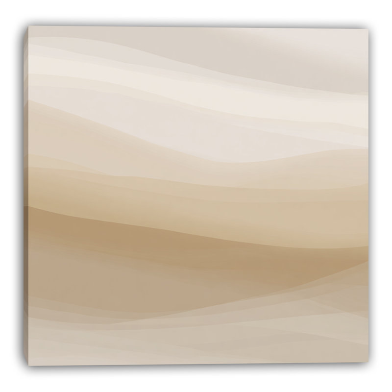 Art mural sur toile Sand Drift, L 40 po x H 40 po x P 1,5 po