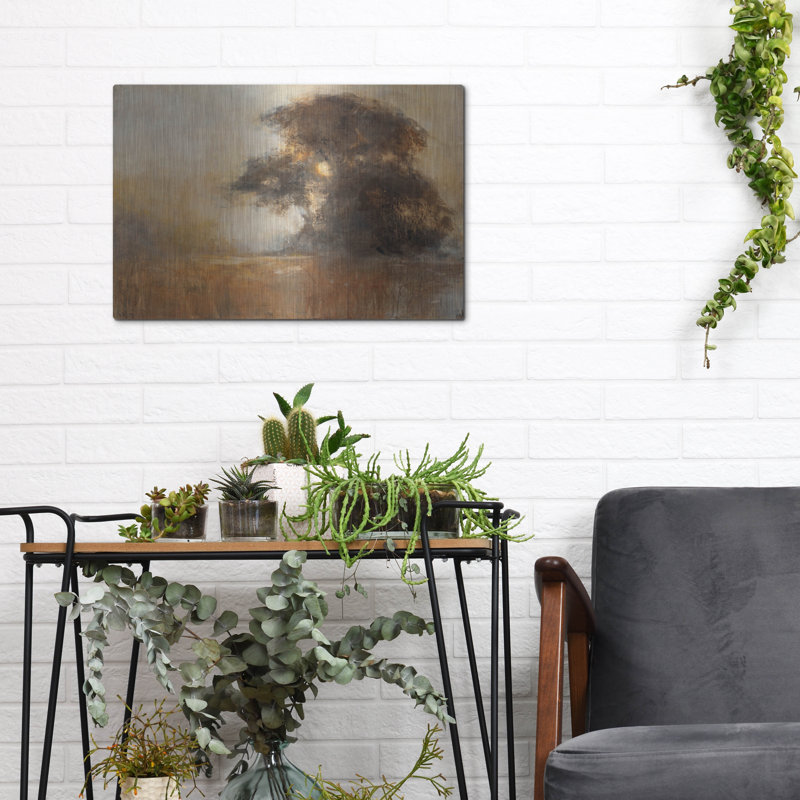 Art mural en métal Winston Porter «First Light 1» par Julia Purinton, H 12 po x l 16 po