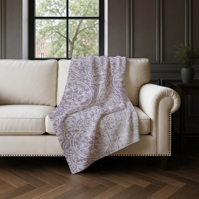 Jeté Sherpa ASB758 Addison, Lavande