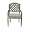 Chaises de bistro de terrasse avec coussin Turbeville