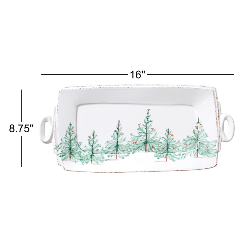 Lastra Holiday Stoneware Platter