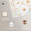 «White and Gold Poppies II», art floral élégant par -1178321788-1178321728