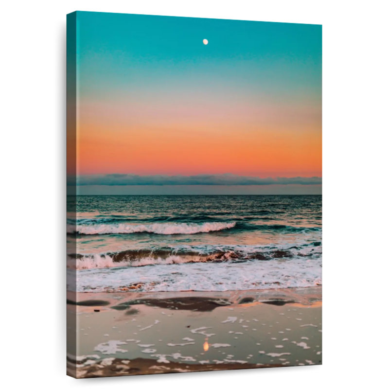 Gillard Sunset Ocean Waves, 51" H x 34" W