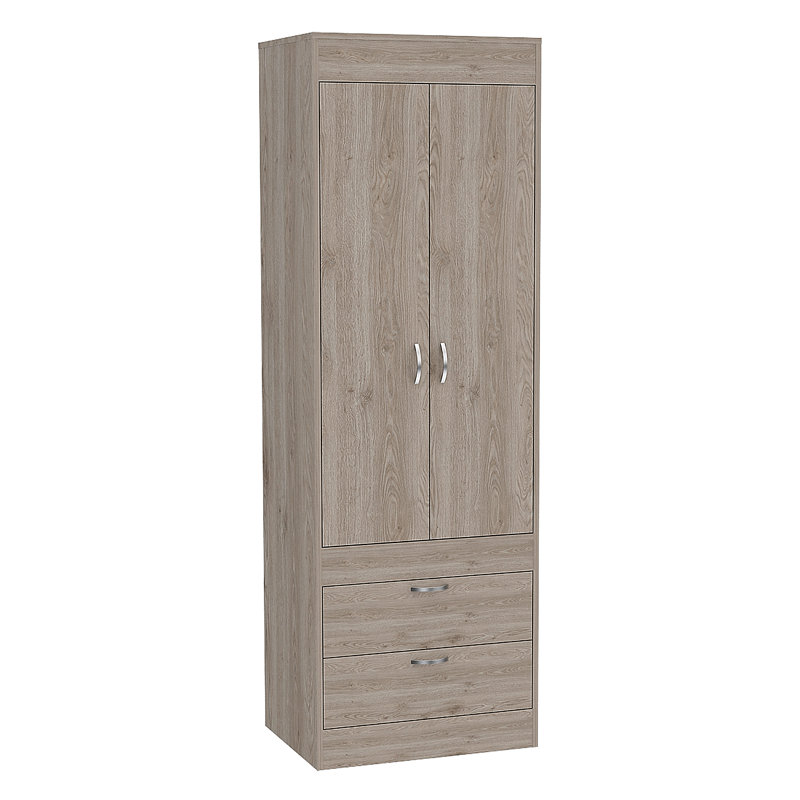 Armoire 2 tiroirs, Chêne