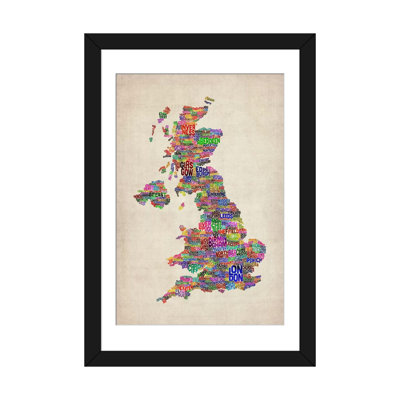 Karlskrona " Great Britain UK City Text Map IV " by Michael Tompsett