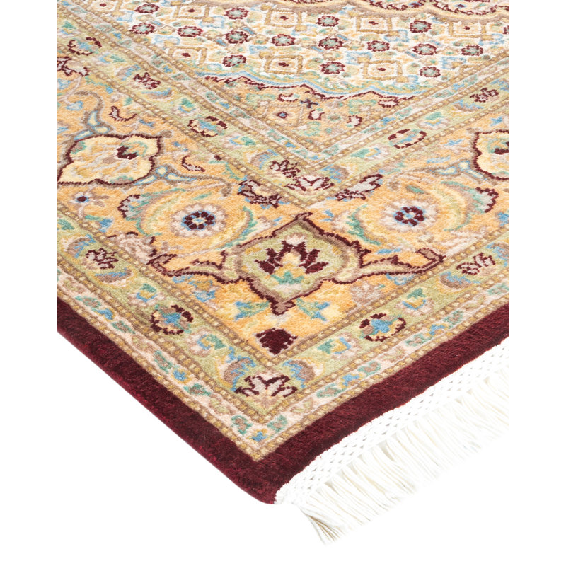 Classic One-of-a-Kind 5'8" X 8' Hand Knotted Area Rug