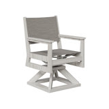 Berlin Gardens Mayhew Sling Swivel Rocker Dining Chair