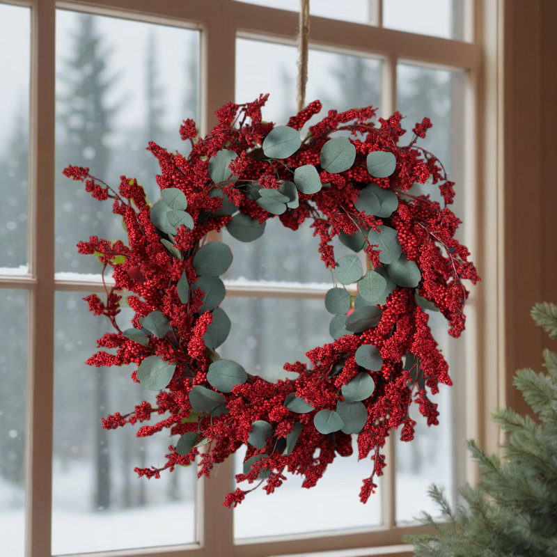 Mina Faux Polyester 29'' Wreath