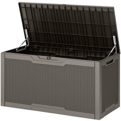 Balconera 100 Gallons Lockable Resin Deck Box by Balconera