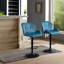 Abriel Height Adjustable Swivel Bar Stool With Back & Footrest Barstool Kitchen Dining